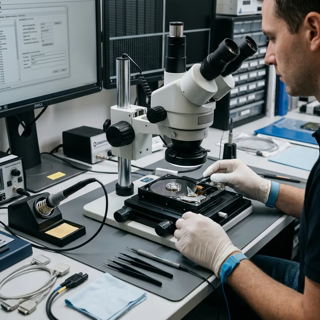 Laboratoire de récupération de données évalué selon des critères techniques et de confidentialité