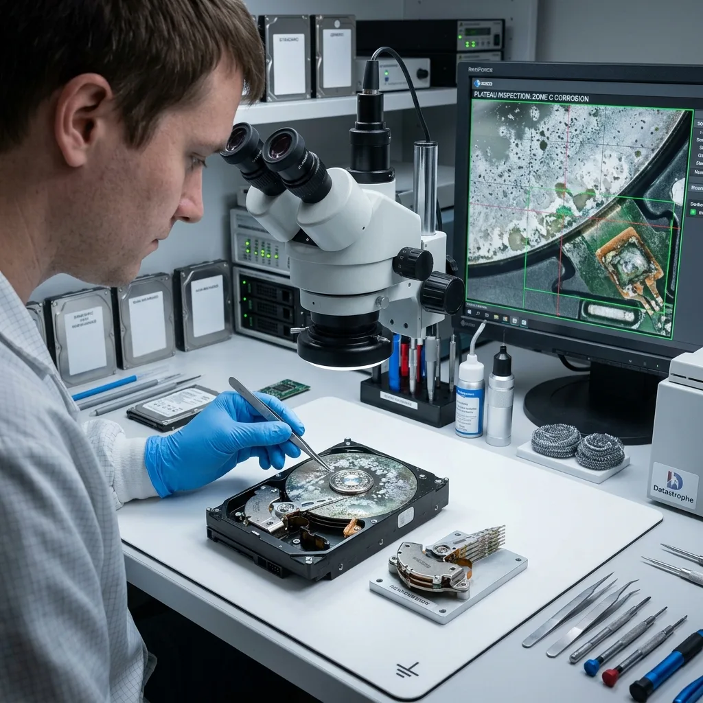 Comprendre ce que la corrosion attaque en contexte de récupération de données