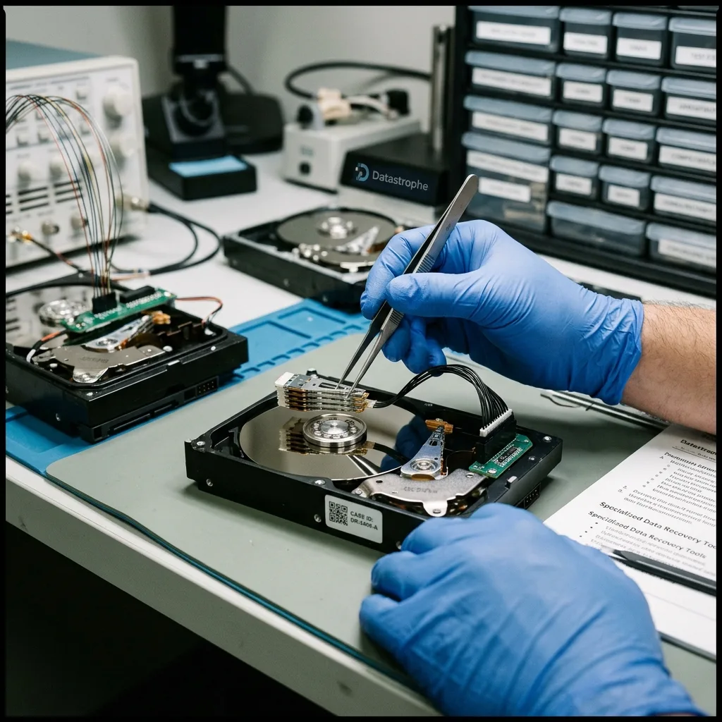 Diagnostic de coût et délai pour récupération de vidéosurveillance DVR NVR en laboratoire