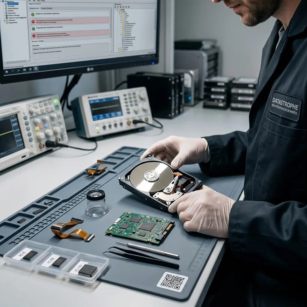 Séparer les dommages physiques, électroniques et logiques en contexte de récupération de données