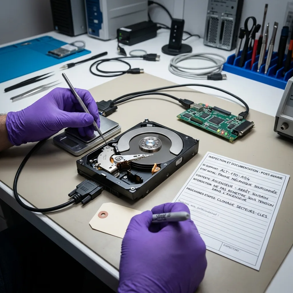 Préserver le support et la chronologie en contexte de récupération de données