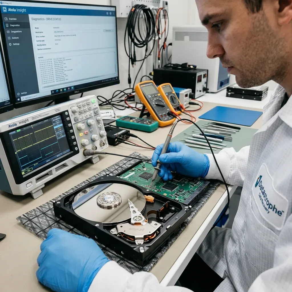 Diagnostiquer un disque dur en contexte de récupération de données