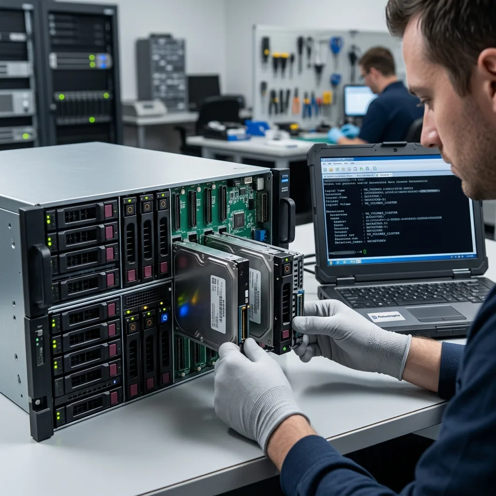 Comprendre le disque virtuel dans un cluster en contexte de récupération de données