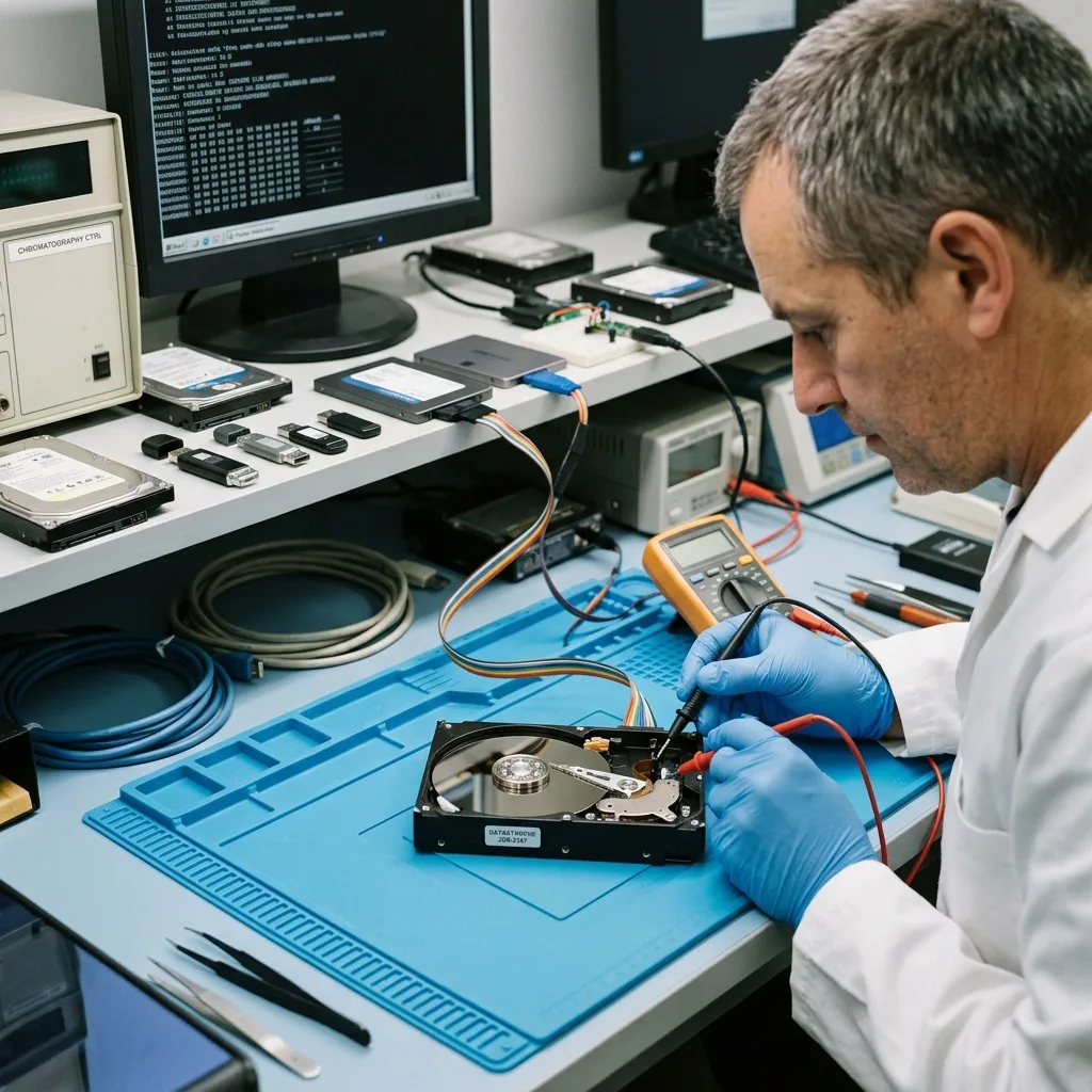 Les supports de laboratoire subissent des contraintes réelles en contexte de récupération de données