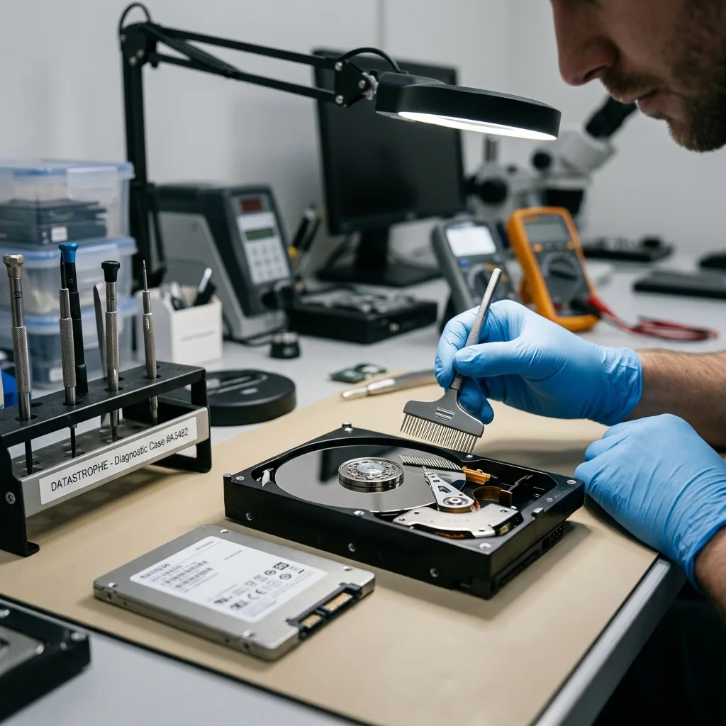 Du disque mécanique au support flash en contexte de récupération de données