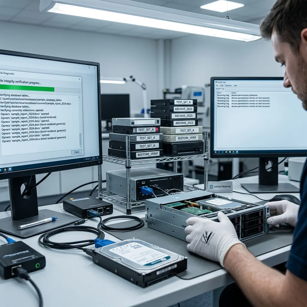 Tester les sauvegardes plutôt que les supposer valides en contexte de récupération de données