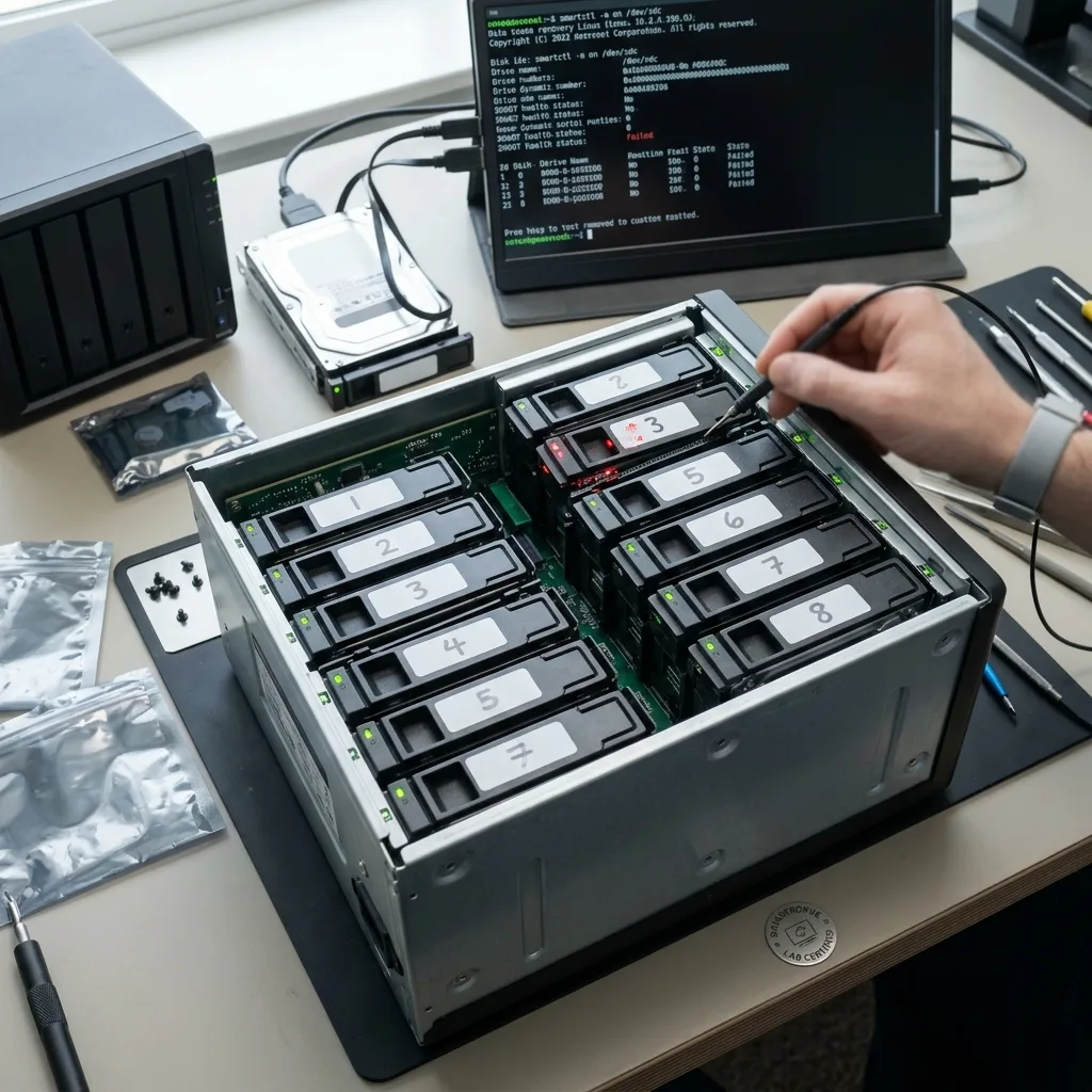 Ensemble RAID analysé pour comprendre les limites de la redondance