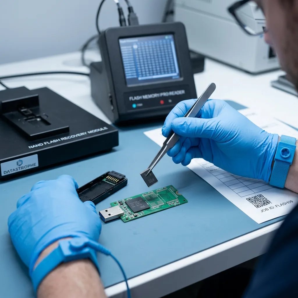 Le contrôleur et la NAND changent les règles en contexte de récupération de données