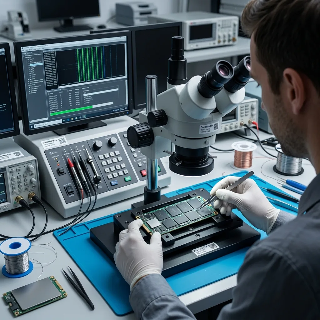 Le ssd de portable tombe rarement en panne comme un disque dur en contexte de récupération de données