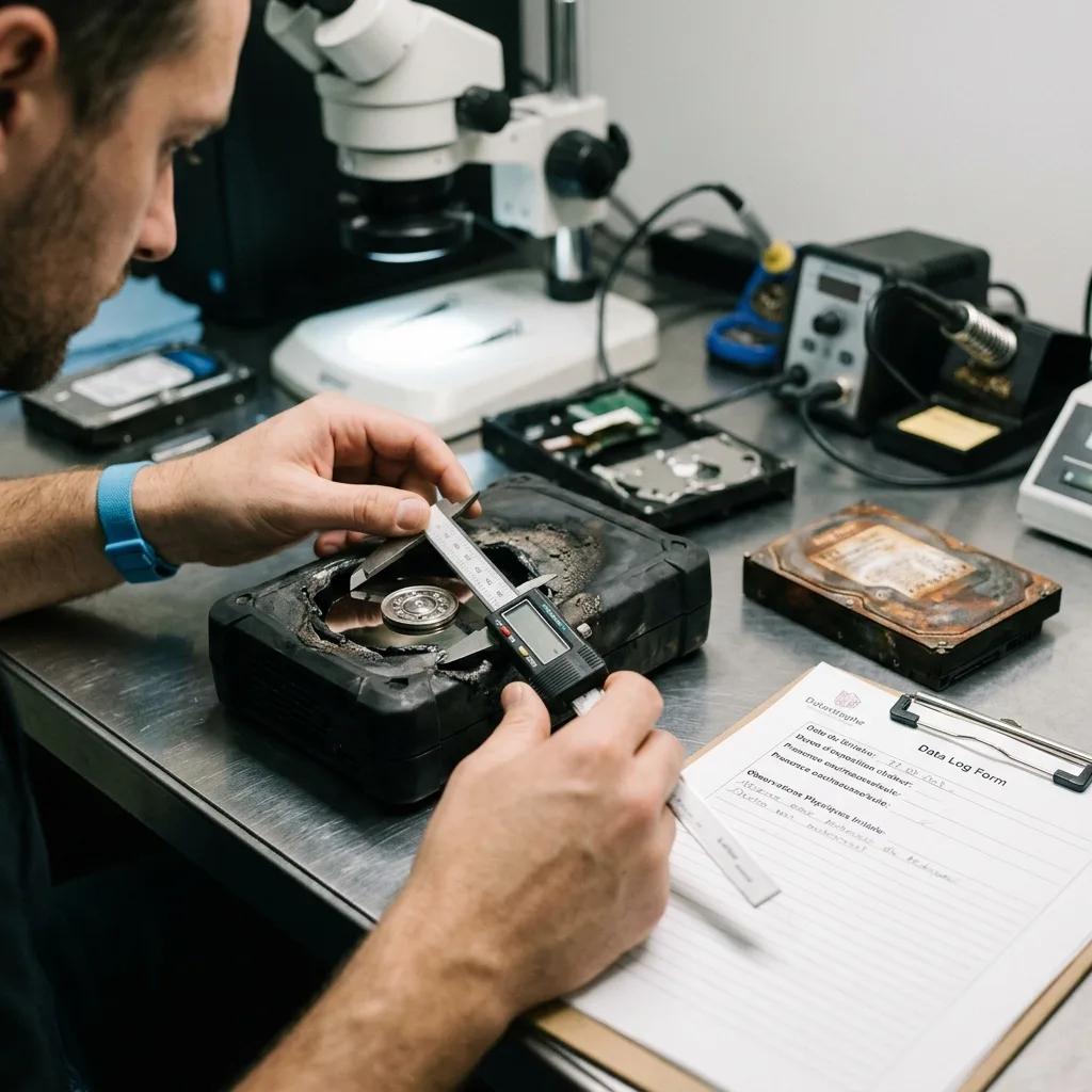 Documenter le sinistre et les priorités en contexte de récupération de données