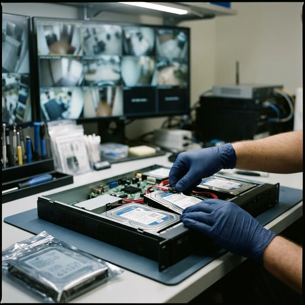 Séquences de vidéosurveillance préservées avec traçabilité et contrôle d’intégrité en laboratoire