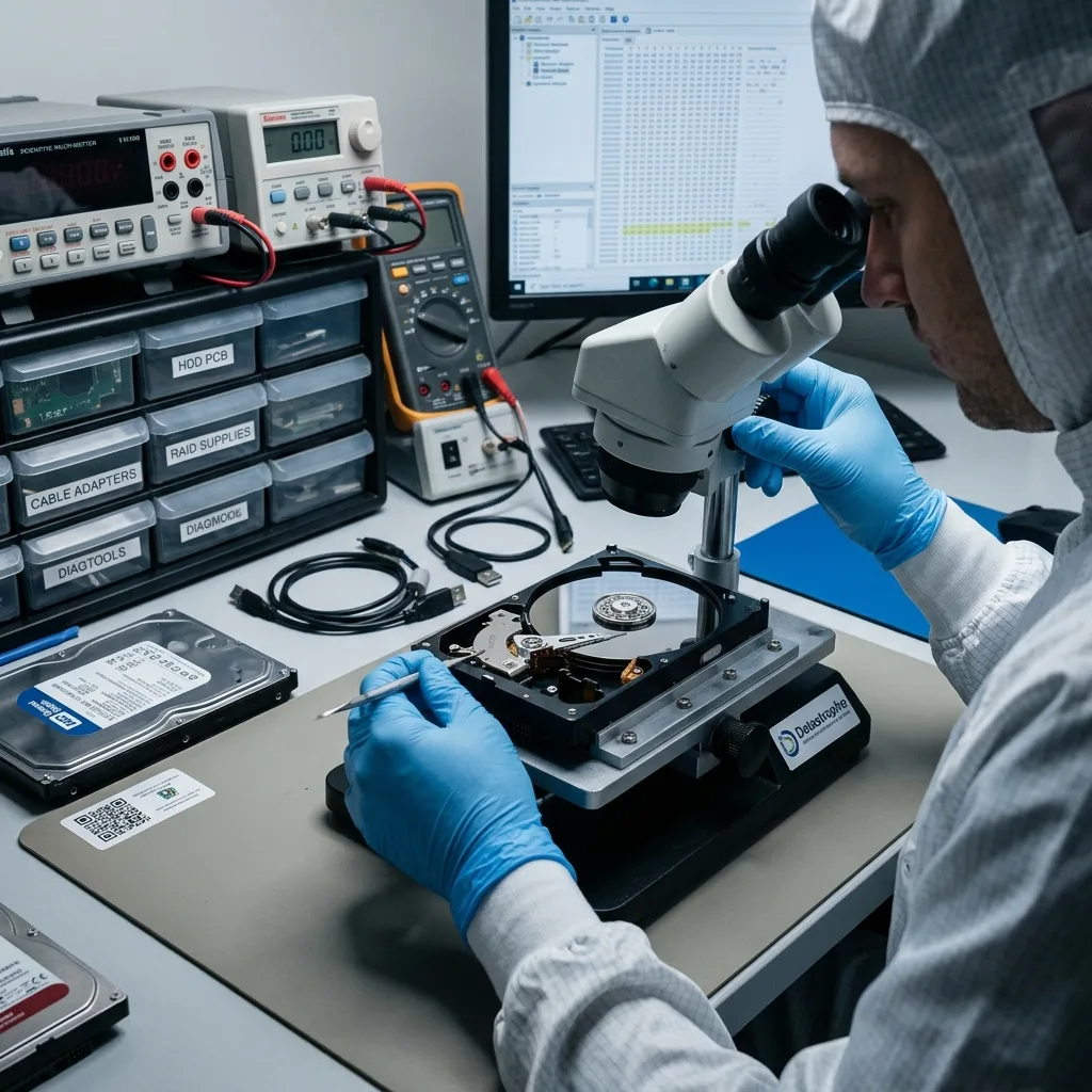 Réponses utiles avant diagnostic de récupération de données