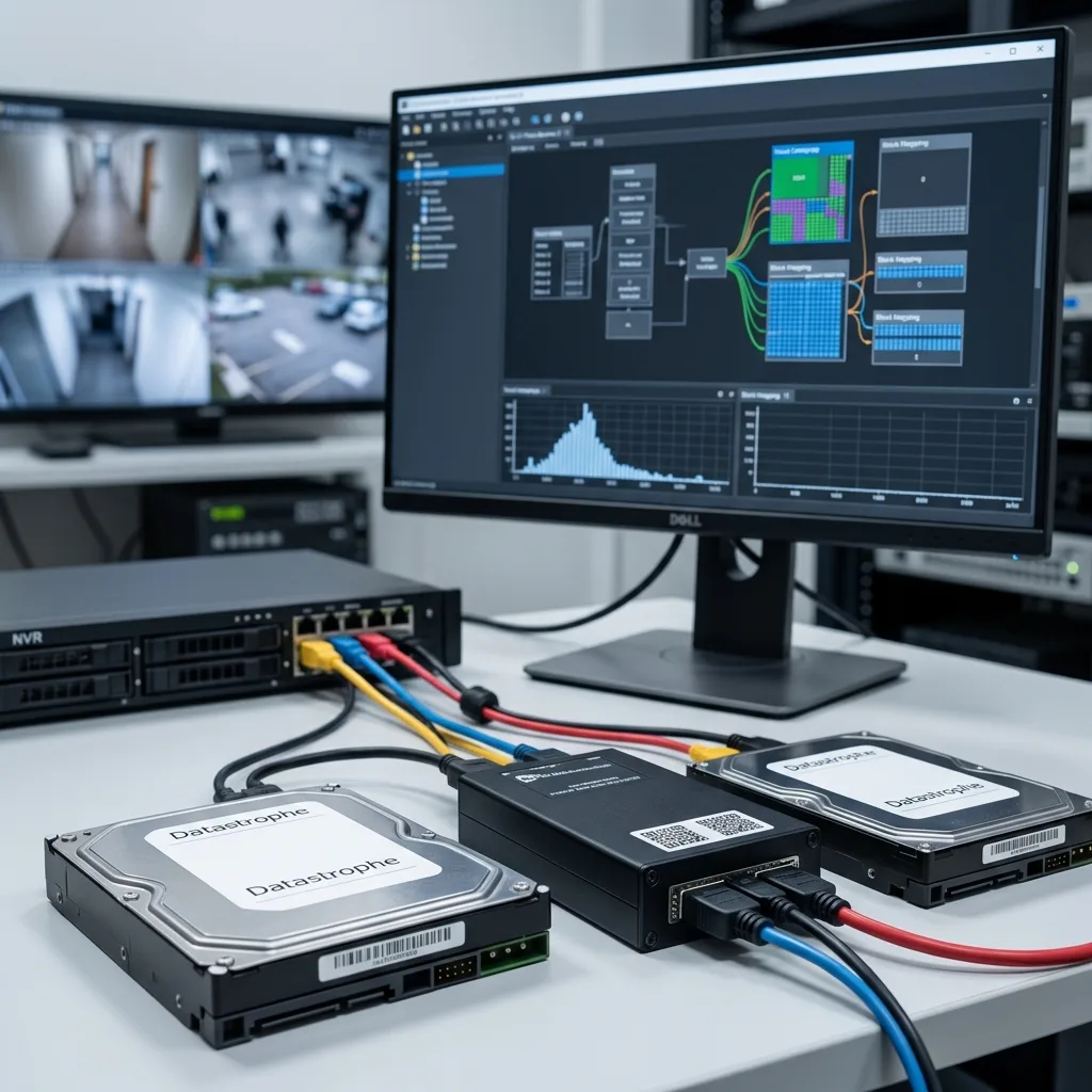 Analyse d’horodatage de caméras de vidéosurveillance avec repères temporels et flux synchronisés
