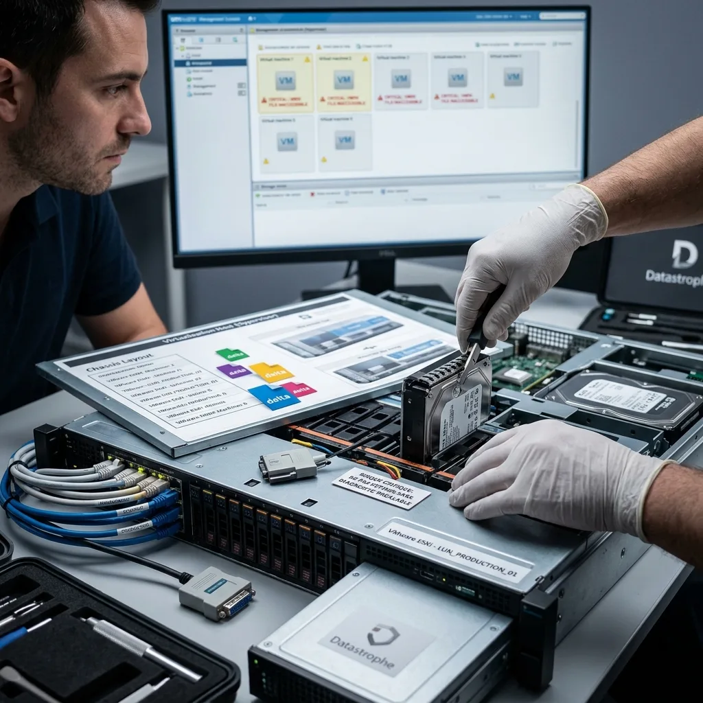 Ce qu’il ne faut pas faire avant diagnostic pour Récupération de données sur disque virtuel VMDK et VHDX