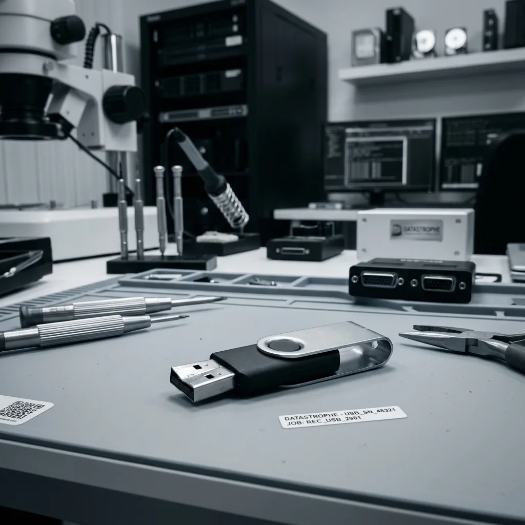 Ce qu’il ne faut pas faire avant diagnostic pour Récupération de données sur clé USB