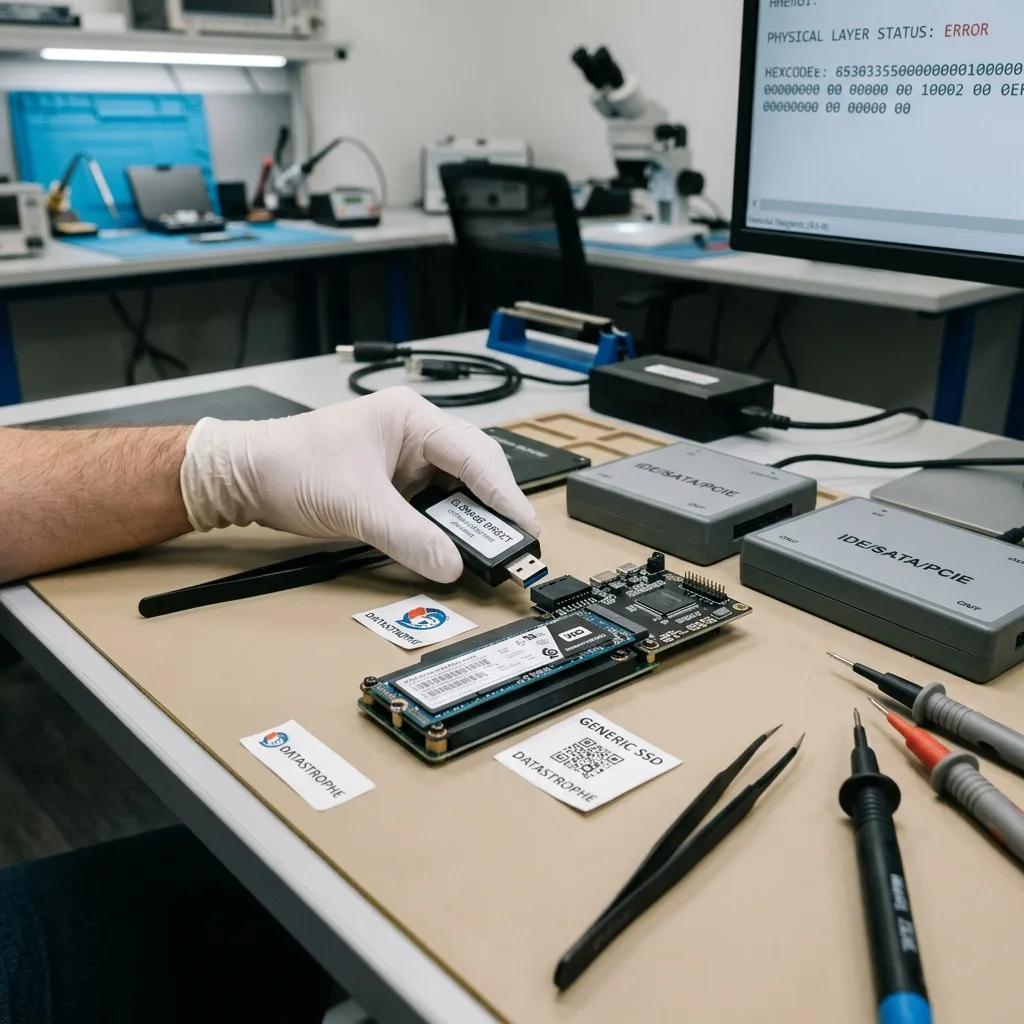 Ce qu’il ne faut pas faire avant diagnostic pour Récupération de données sur SSD et NVMe