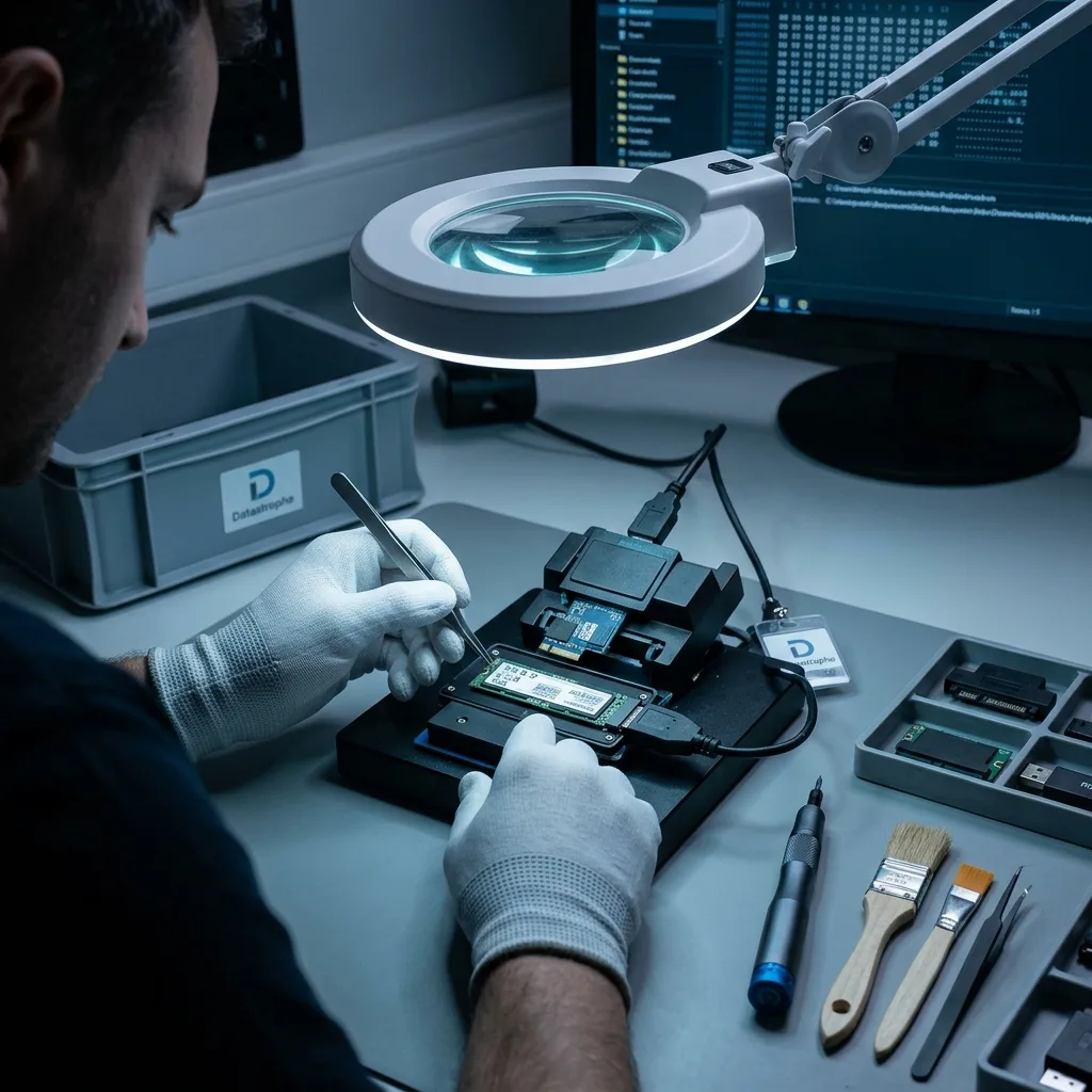 Priorités, fichiers critiques et contrôle pour Récupération de données sur SSD et NVMe