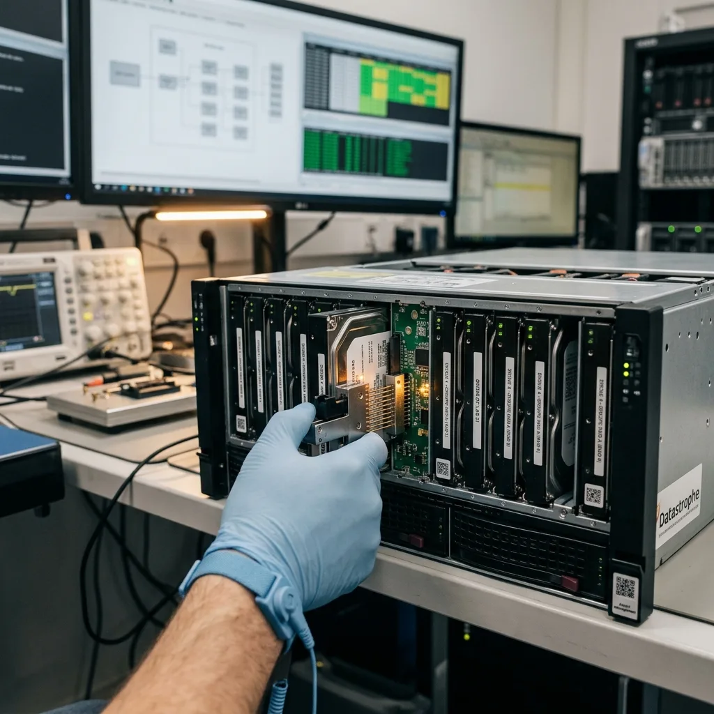 Analyse technique et couches de données pour Récupération de données RAID, NAS et baie de stockage
